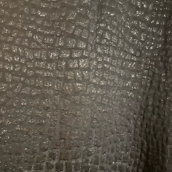 Chico's Black Blazer with Textured Pattern - Picture 3 of 5